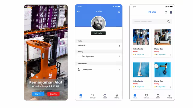 Workshop tools management application built by Troyanix